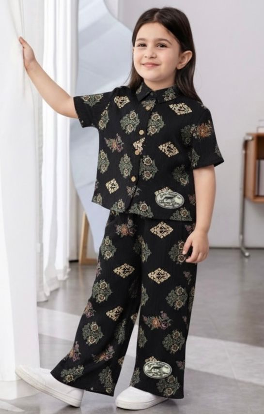 🖤 Black Khadar Co-ord Set